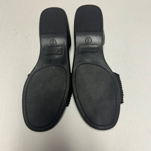 Croft & Barrow Shoes Women's 8 M Black Sandals w/ Closed heels slip on - Picture 14 of 14